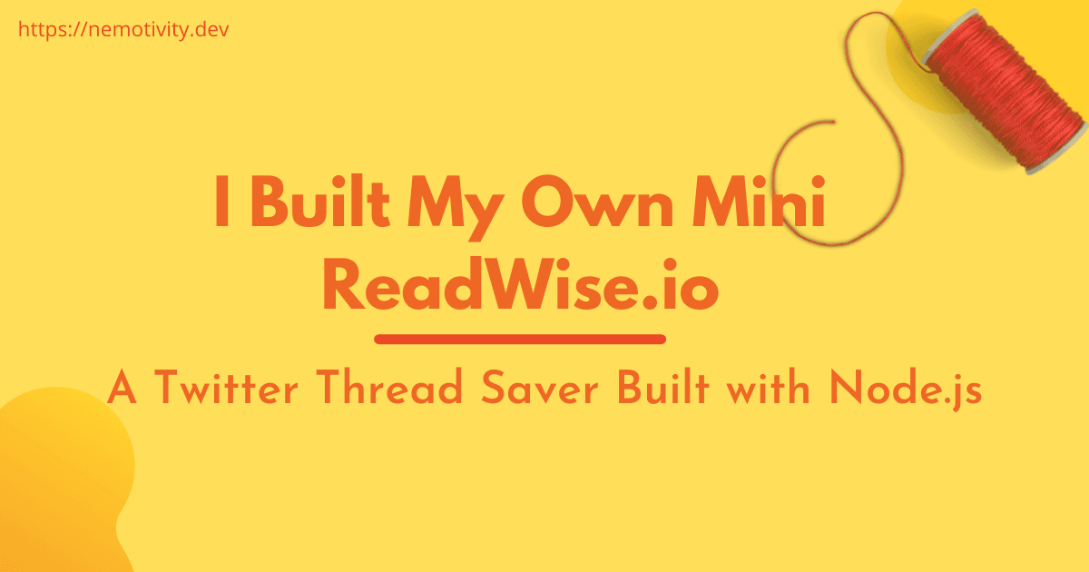 I Built My Own Mini ReadWise.io with Node.js and HarperDB